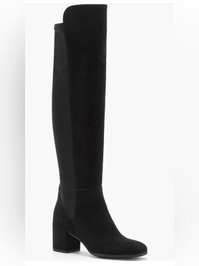 La CANADIENNE Julia Waterproof Black Knee-High Block Heel Boots